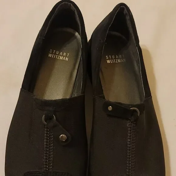 Stuart weitzman suede slip on wedge loafer size 9.5 - Picture 4 of 9